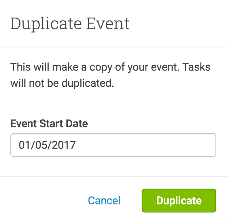 Event duplicator