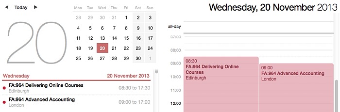 calendar subscriptions mac